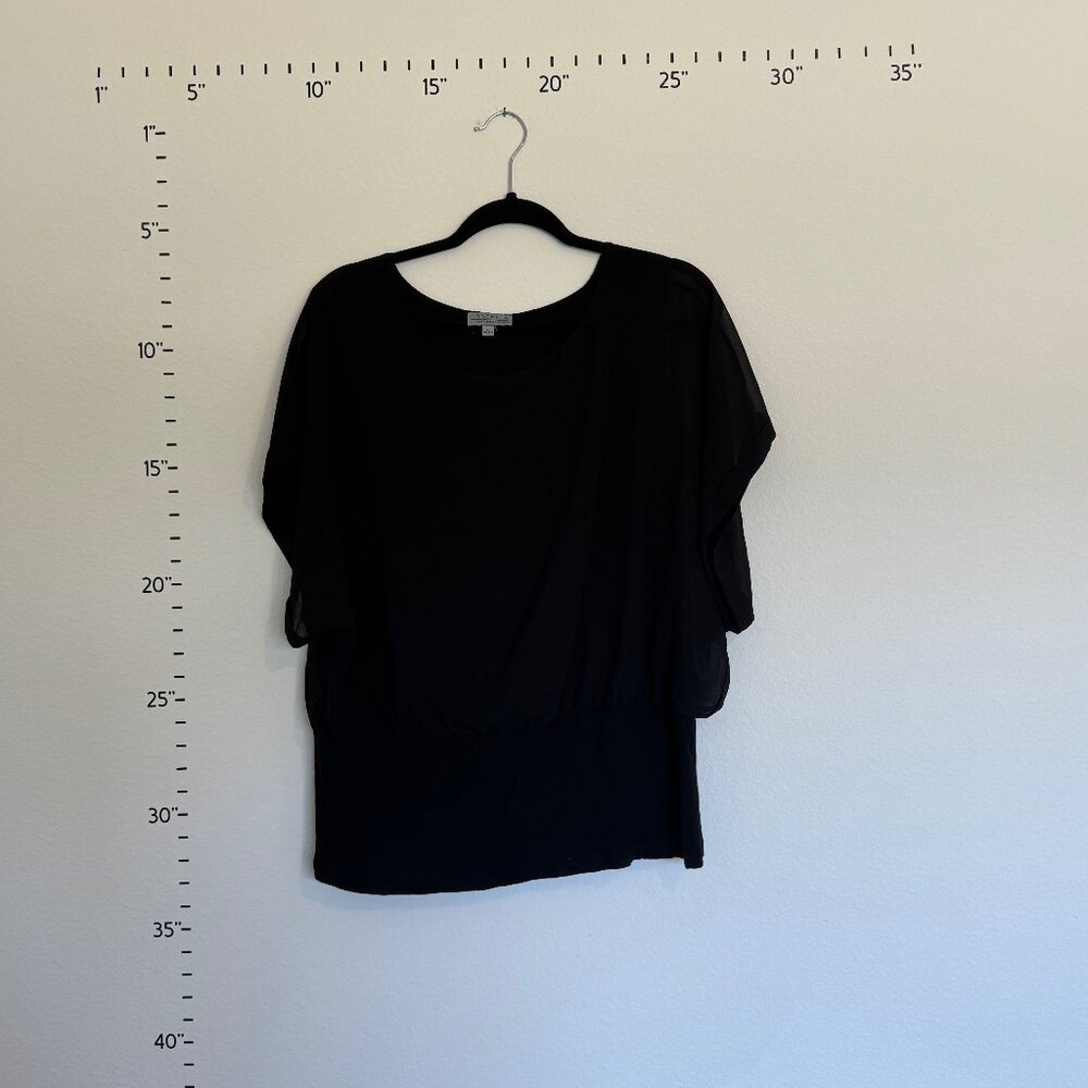 XL Joseph A Black Blouse